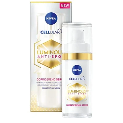 Image de NIVEA Luminous 630 Sérum Correcteur (1 x 30 ml), soin visage anti taches pigmentaires au Thiamidol &amp; Acide Hyaluronique, femme taches, crème hydratante