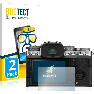 Afbeelding van BROTECT Screenprotector voor Fujifilm X T4 Folie Beschermfolie transparant (2 Stuks)