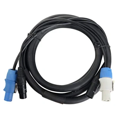 Afbeelding van Pronomic Stage Hybride kabel PPD 2.5/DMX Schuko/Powercon compatibel + DMX 3 polig, 2,5 m