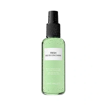 Afbeelding van DAVID MALLETT Fresh Eau de Concombre 150ml nawilżająca mgiełka do włosów i twarzy z kwasem hialuronowym