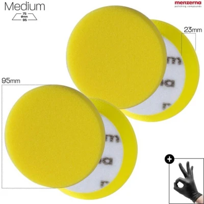 Afbeelding van Menzerna Medium Cut Pad 75 mm (2 Pack)