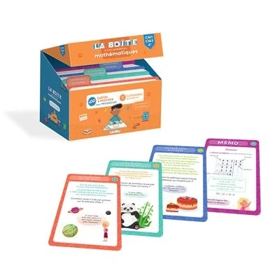 Image de La boîte à mini problèmes mathématiques CM1 CM2 6e