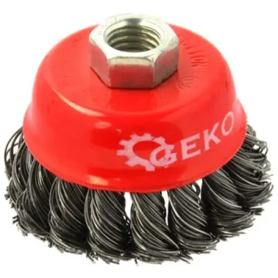 Afbeelding van GEKO Steel Twisted Knot Wire Cup Brush 65mm M14