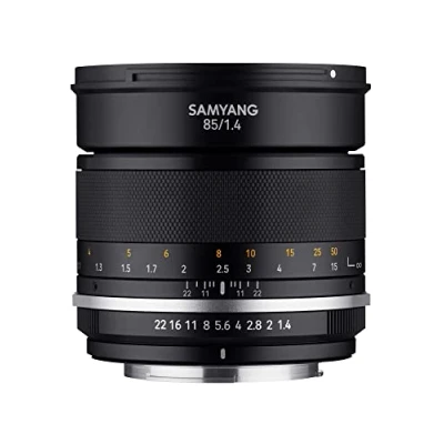 Afbeelding van Samyang MF 1.4/85 MK2 Canon EF (Canon EF, Volledig formaat, APS C / DX), Objectief, Zwart