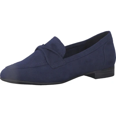 Afbeelding van Marco Tozzi Instappers, Dames, Maat: 41, Navy Textiel