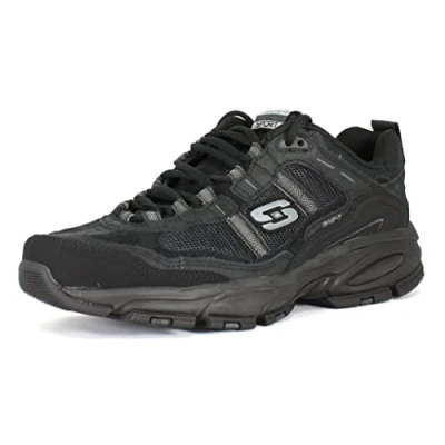 Afbeelding van Skechers Vigor 2.0 Trait 51241 BBK, Mannen, Zwart, Sneakers, maat: 41