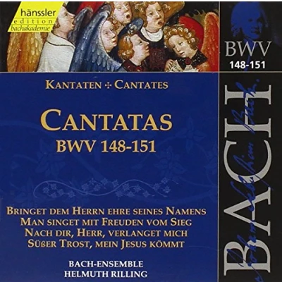 Afbeelding van Bach Ensemble, Helmuth Rilling J.S. Bach: Cantatas Bwv 148 151 (CD)