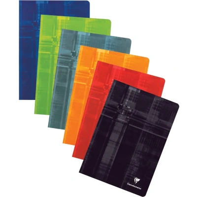 Afbeelding van Schrift Clairefontaine lijn 165x210mm 90gr 72blz assorti