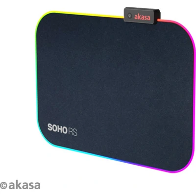 Afbeelding van Akasa SOHO RS, RGB gaming mouse pad, 35x25cm, 4mm thick