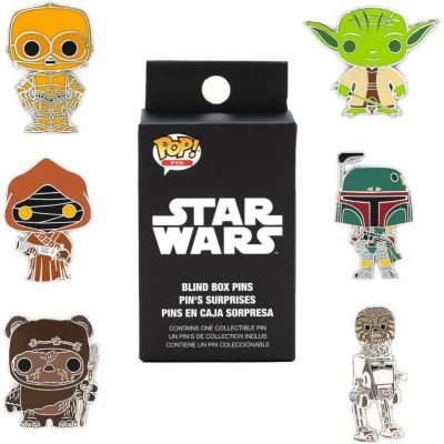 Afbeelding van Funko Loungefly Disney LF Historical Star Wars Blind Enamel Pin Purchase Emaille Mystery Box Leuke Fantasie Broche om te verzamelen voor rugzakken en tassen