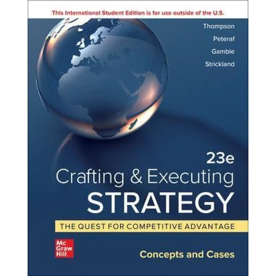 Afbeelding van ISE Crafting &amp; Executing Strategy: The Quest for Competitive Advantage: Concepts and Cases