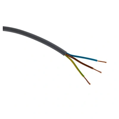 Afbeelding van Stroomkabel H05VV F 3G1,5mm² grijs 25 m Zenitech
