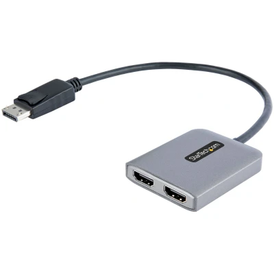 Afbeelding van Adapter DisplayPort naar HDMI Startech MST14DP122HD Grijs 4K Zwart Zwart/Gris