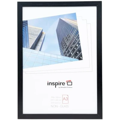Afbeelding van Hampton fotokader Oxford, in 2 cm MDF, zwart, A3
