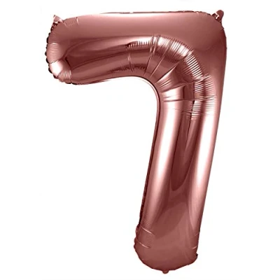 Image de Feuille de ballon Figure 7 Bronze 86cm