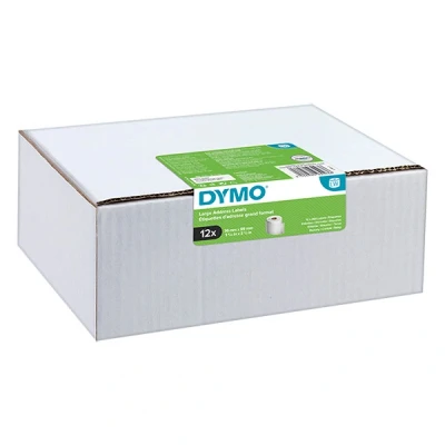 Image de DYMO LabelWriter Address Adhésif permanent blanc 28 x 89 mm 3120 étiquette(s) (12 rouleau(x) 260) étiquettes adresses