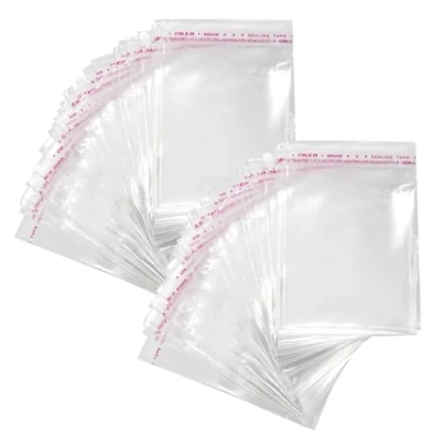 Afbeelding van YDHfdc Plastic Zakken 300 Stuks 9 x 13 cm OPP Voedsel Zak Transparante Cellofaan Stickers voor Koekjes Chocolade Snoep