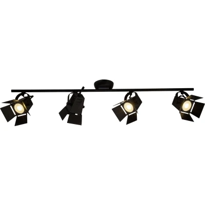 Afbeelding van Brilliant Movie G08931/76 Plafondspot LED GU10 20 W Zwart (mat)
