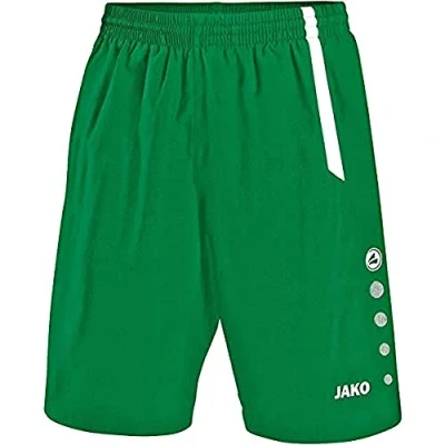 Afbeelding van JAKO Short Turin Zonder binnenslip Sportgroen/wit