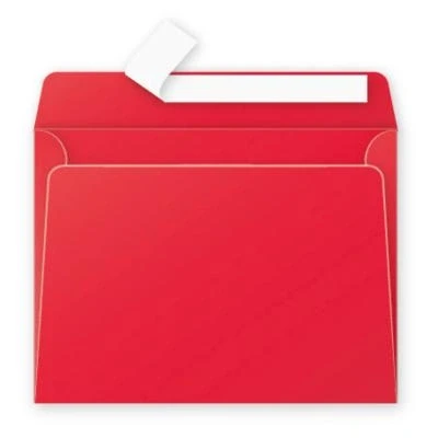 Image de Pollen Enveloppe 120g 162x229 rouge groseille Pqt de 200
