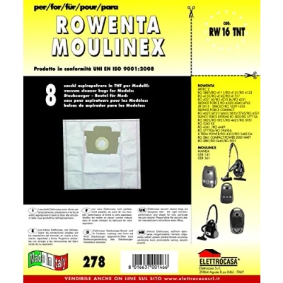 Afbeelding van Elettrocasa RW 16 TNT stofzuiger accessoire Cilinderstofzuiger Stofzak