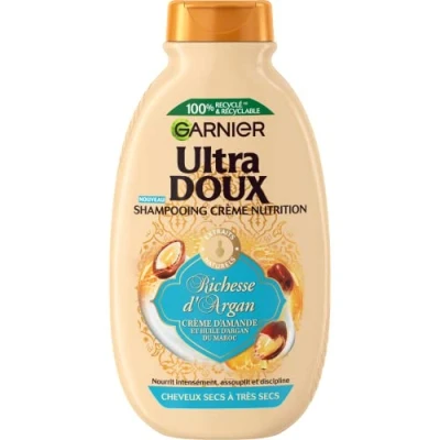 Afbeelding van Garnier Ultra Doux Disciplinerende shampoo, rijkdom, argan, 250 ml