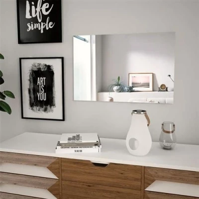 Image de vidaXL Miroir mural 60 x 40 cm Rectangulaire Verre245699
