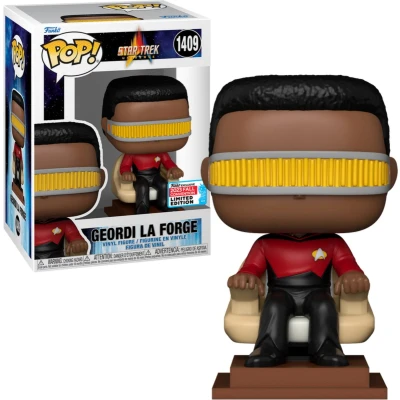 Afbeelding van Funko POP! Geordi La Forge (in Captain&#039;s Chair) 1409 Star Trek NYCC 2023 Exclusive