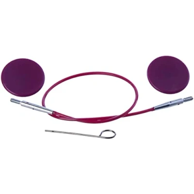 Afbeelding van KnitPro Kabel 40cm paars.
