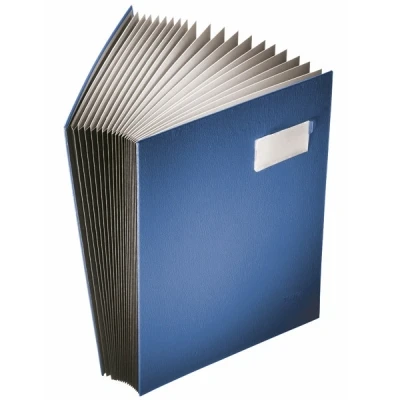 Image de LEITZ parapheur, revêtement PP, 10 compartiments, bleu, A4