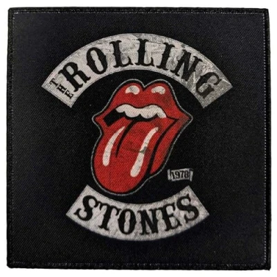 Afbeelding van The Rolling Stones Tour &#039;78 Patch Zwart
