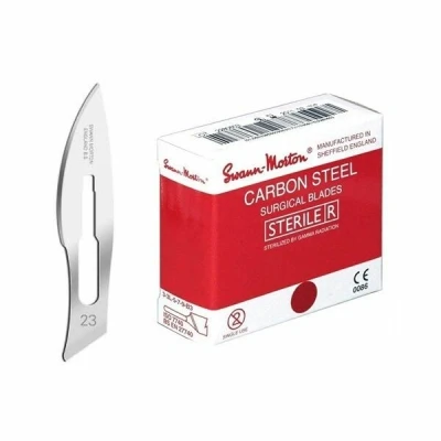 Afbeelding van Swann Morton Scalpelmesjes Steriel Mesnummer 23 REF 0210