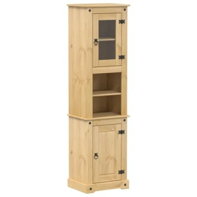 Afbeelding van Badkamerkast Corona 50x40x185 cm massief grenenhout