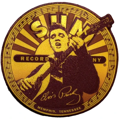 Afbeelding van Elvis Presley Label Patch Geel