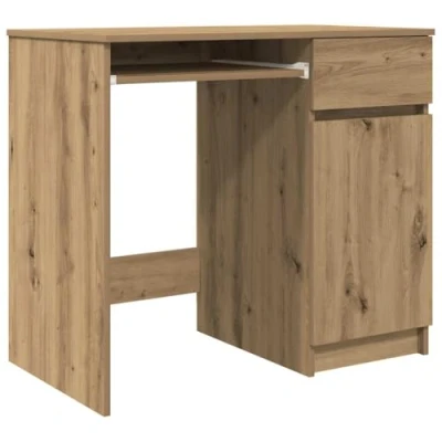 Image de vidaXL Bureau chêne artisanal 86x49x76 cm bois d&#039;ingénierie861831