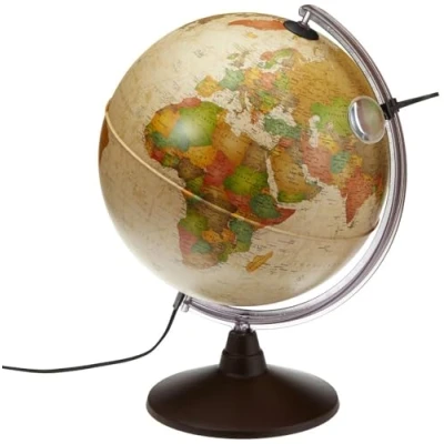 Afbeelding van Nova Rico 036PO12051 aardbol 30 cm met licht en vergrootglas