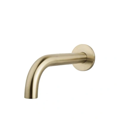Afbeelding van Wiesbaden inbouw uitloop rond 20cm 1/2&#039;&#039; Geborsteld messing