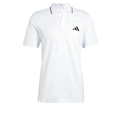 Afbeelding van adidas Sportswear Essentials Stripes Poloshirt White black, Heren, Maat: XXL, black