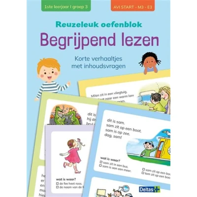 Image de Reuzeleuk oefenblok begrijpend lezen (AVI start M3 E3)