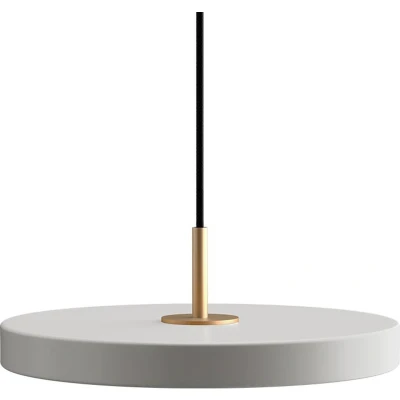 Afbeelding van Umage Asteria Mini hanglamp pearl white met koordset Ø31 cm led gebroken wit modern messing