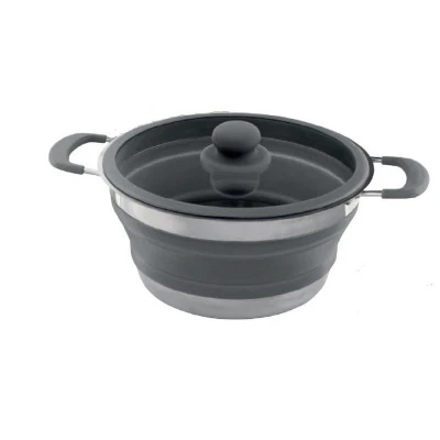 Afbeelding van Eurotrail Pan Met Glazen Deksel 1.0 Ltr.