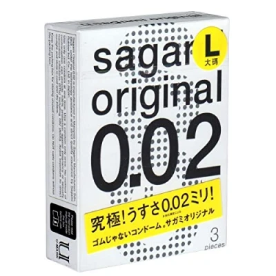 Afbeelding van Sagami Original latexvrij condooms L size 3 stuks