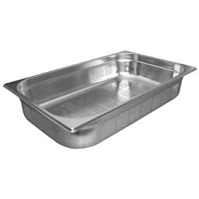 Image de Bac Gastro Inox Perforé GN 1/1 150 mm Vogue Inox20530