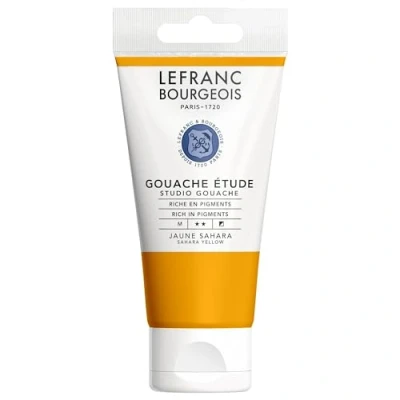 Afbeelding van Lefranc Bourgeois Gouache Etude Tube 80 ml Sahara geel