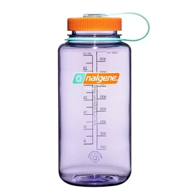 Afbeelding van Nalgene Wide Mouth Bottle drinkfles 32oz BPA free SUSTAIN Amethyst