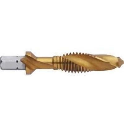 Afbeelding van Exact 5926 Combinatietapboor Metrisch M10 1.5 mm Rechtssnijdend DIN 3126 HSS 1 stuk(s)