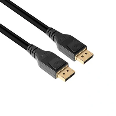 Afbeelding van club3D CAC 1061 DisplayPort kabel Aansluitkabel stekker, stekker 5.00 m Zwart 8K UHD