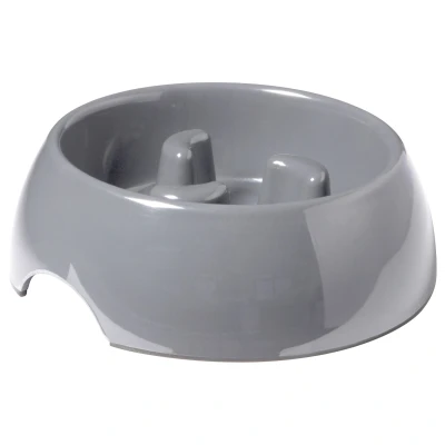 Afbeelding van Adori Anti Schrok Voerbak L 800ml Hondenvoerbak 22 cm Grijs Large