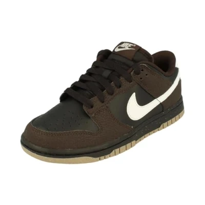 Afbeelding van Nike Sportswear DUNK Sneakers laag, Dames, Maat: 39, Black/summit white/brown/khaki Hoogwaardig imitatieleer