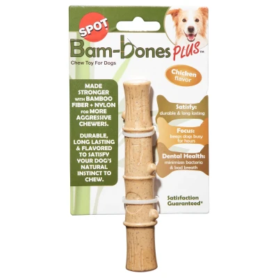 Afbeelding van Spot Bam Bones Plus Bamboo Stick Chicken Small